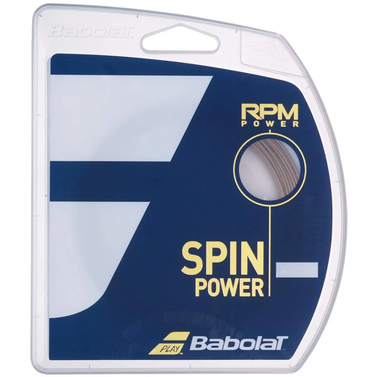 Babolat RPM Power 12m Tennis String Electric Brown 16 Gauge 1.30mm