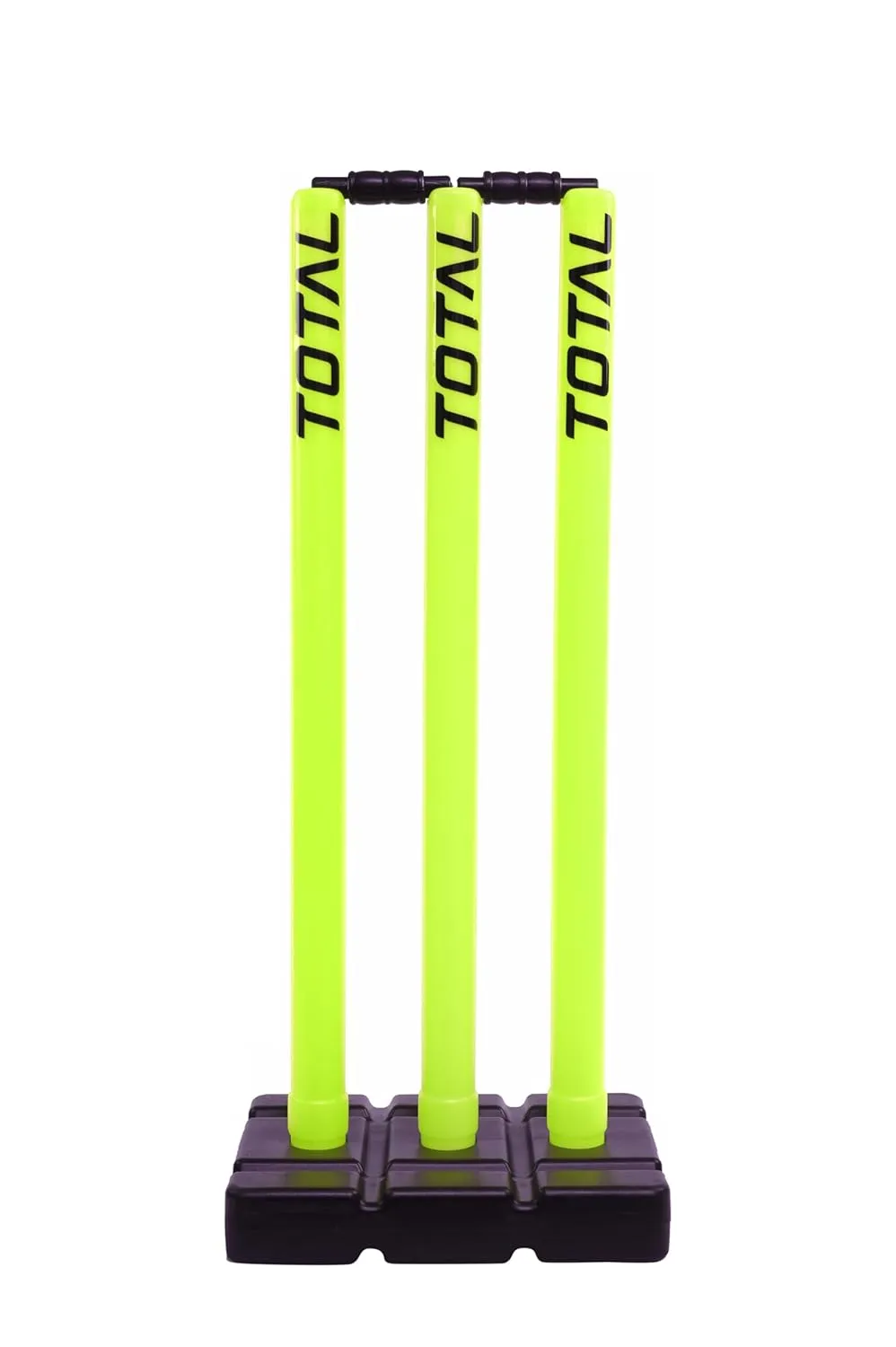 Total Plastic 3pcs Set Plastic Stumps Fluorescent Yellow