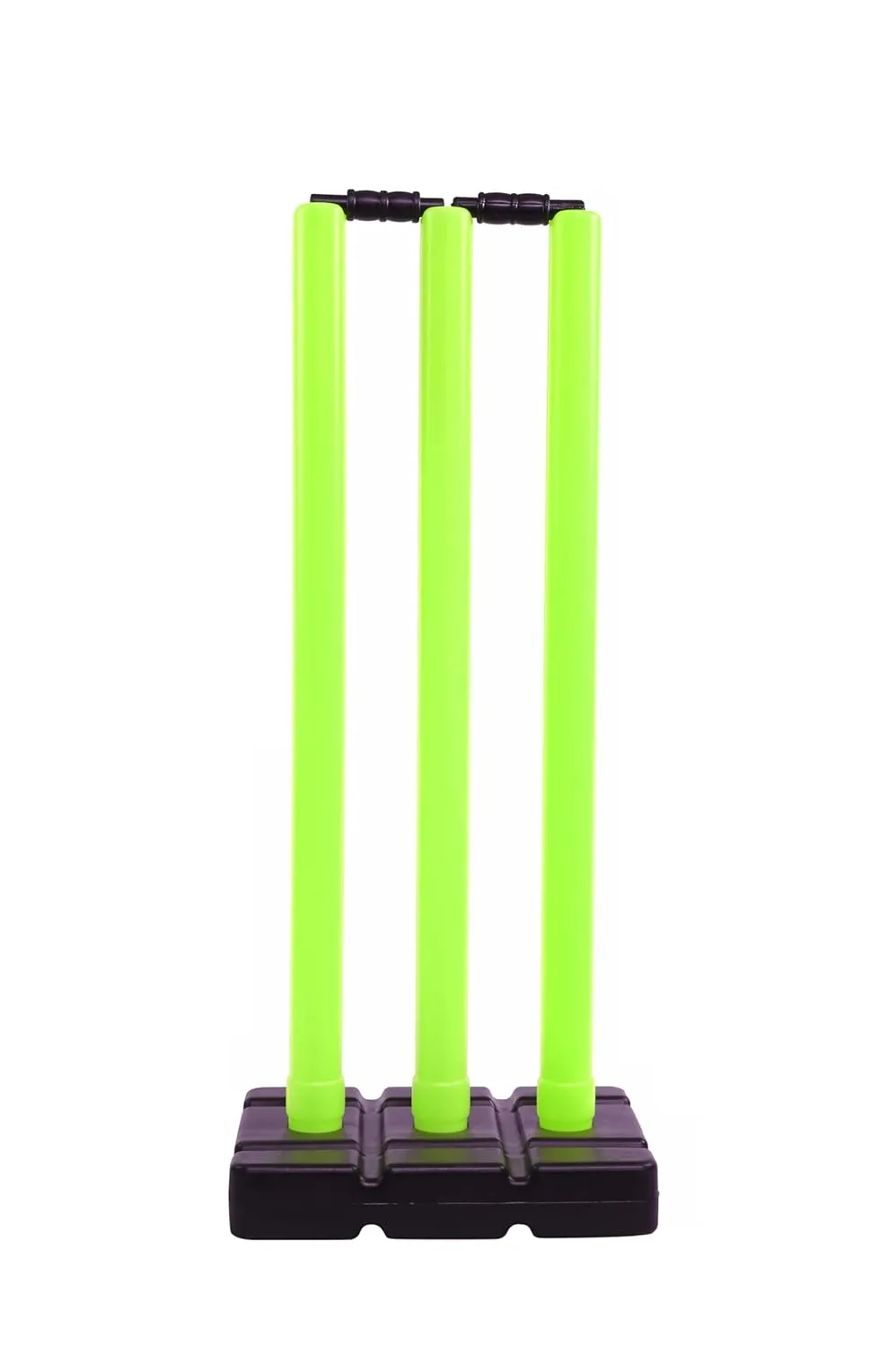 Total Plastic 3pcs Set Plastic Stumps Fluorescent Yellow