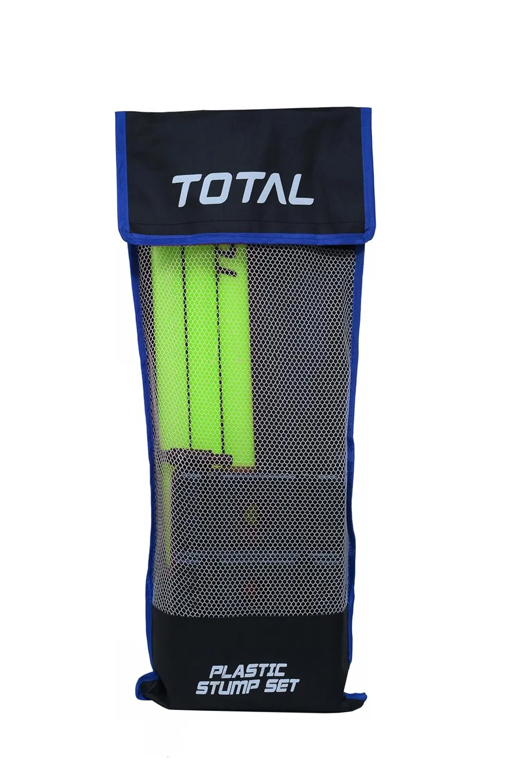 Total Plastic 3pcs Set Plastic Stumps Fluorescent Yellow