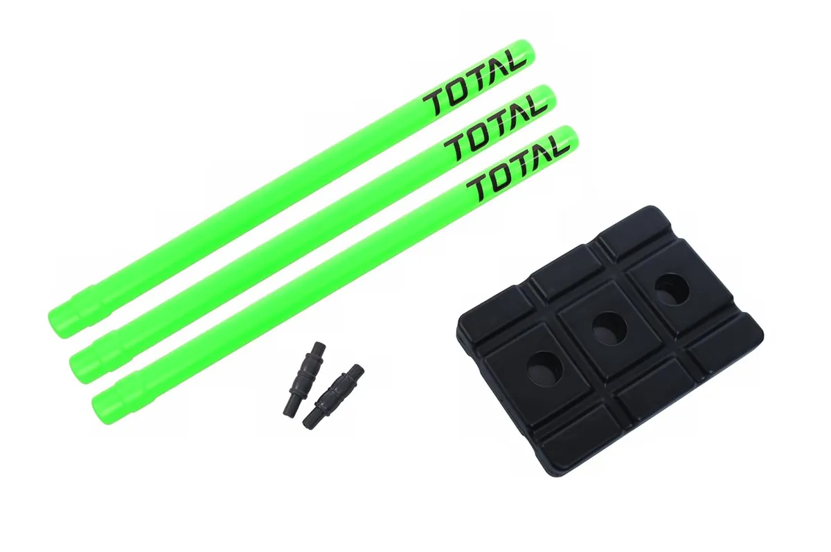 Total Plastic 3pcs Set Plastic Stumps Green