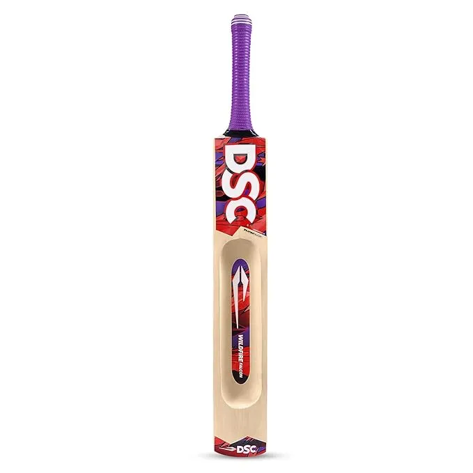 DSC Wildfire Falcon Kashmir Willow Cricket Tennis Bat Single Scoop Full Size