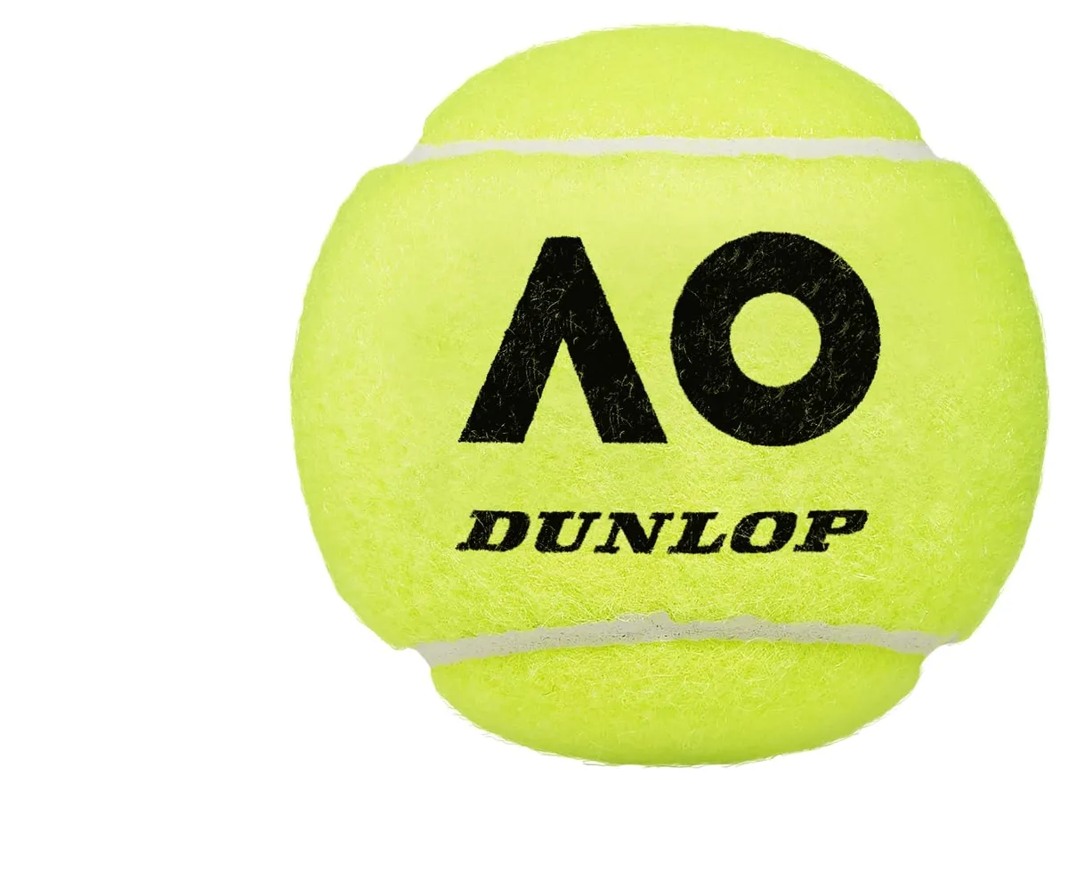 Dunlop Australian Open Tennis Ball Official Grand Slam Extra Duty Yellow