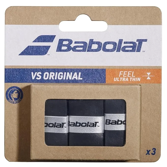 Babolat VS Original x3 Pure Badminton Grip Black