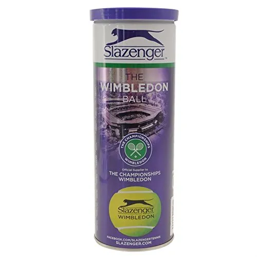 Slazenger Wimbledon Tennis Ball Official Championships ITF Approved Yellow