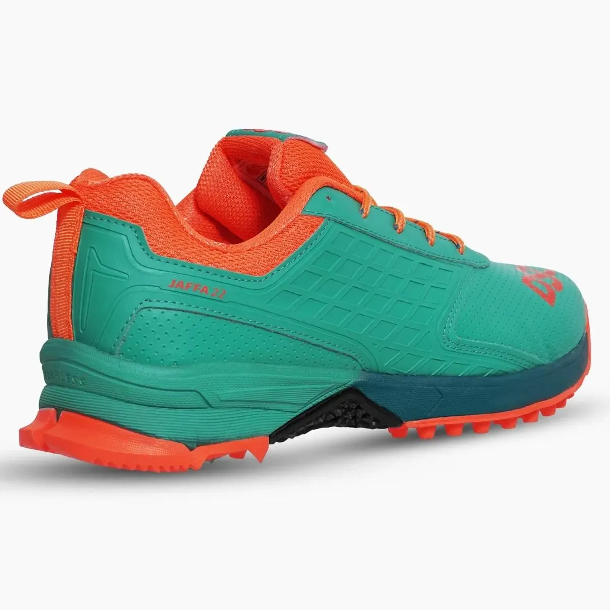 DSC Jaffa 22 Cricket Shoes Sea Green Fluorescent Orange Size 9