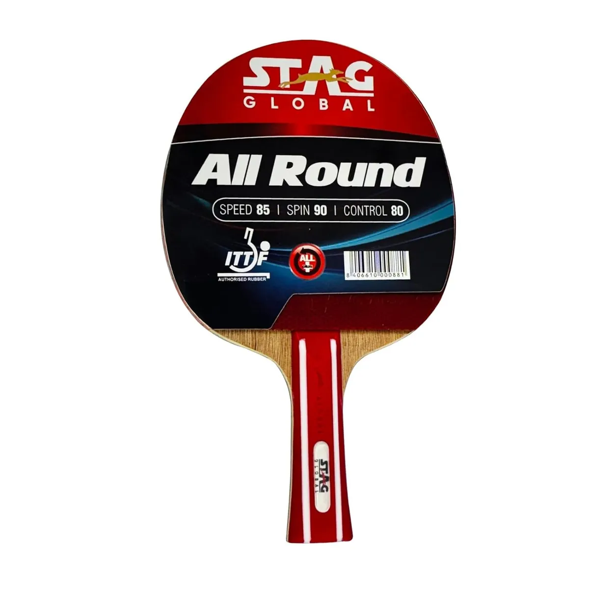 Stag All Rounder Table Tennis Bat Recreational to Club