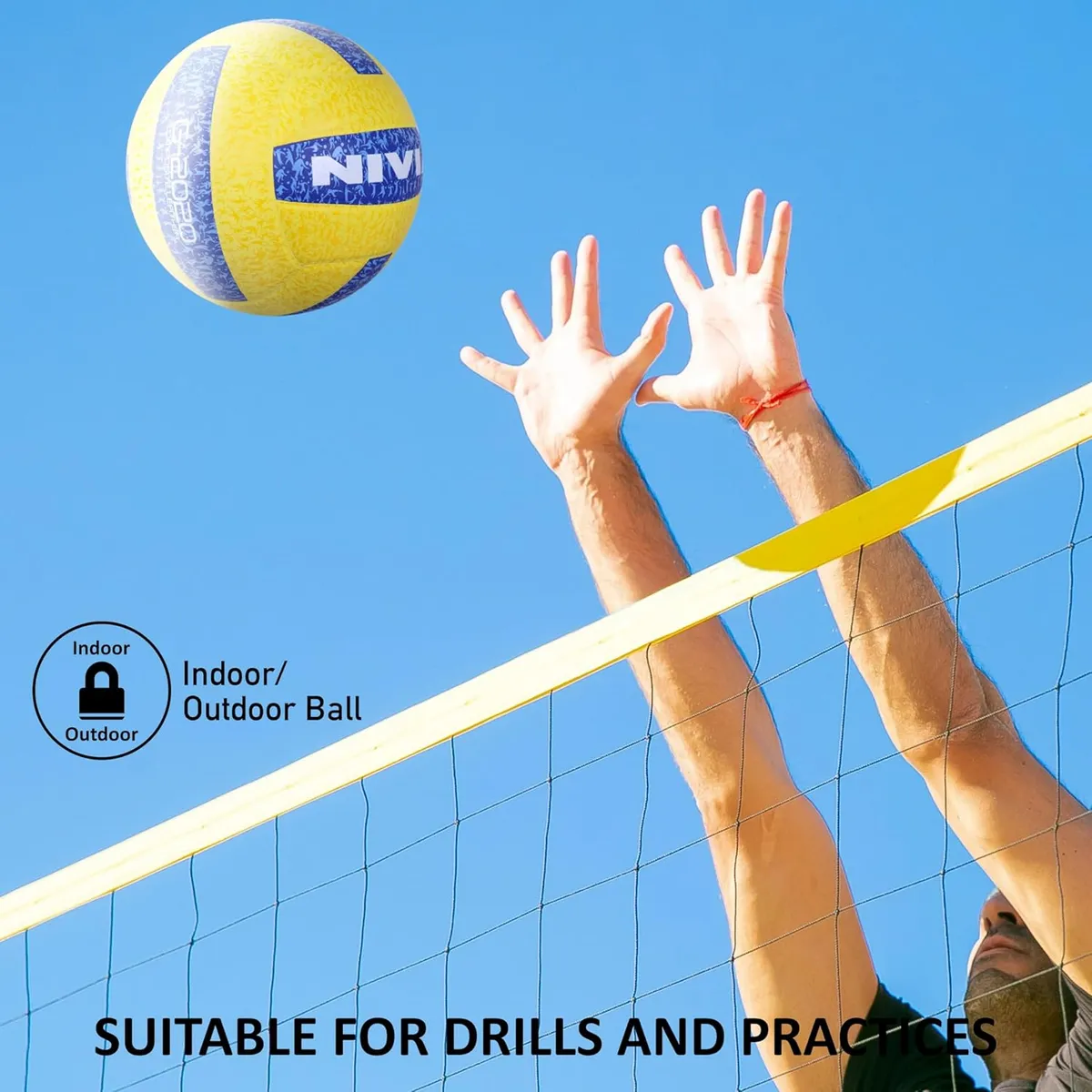 Nivia VB-496G-2020 PU Moulded Volleyball PU Size 4