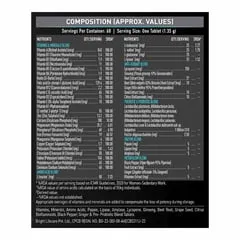 MuscleBlaze MB-Vite Daily Multivitamin 51 Ingredients 6 Blends 60 Tablets
