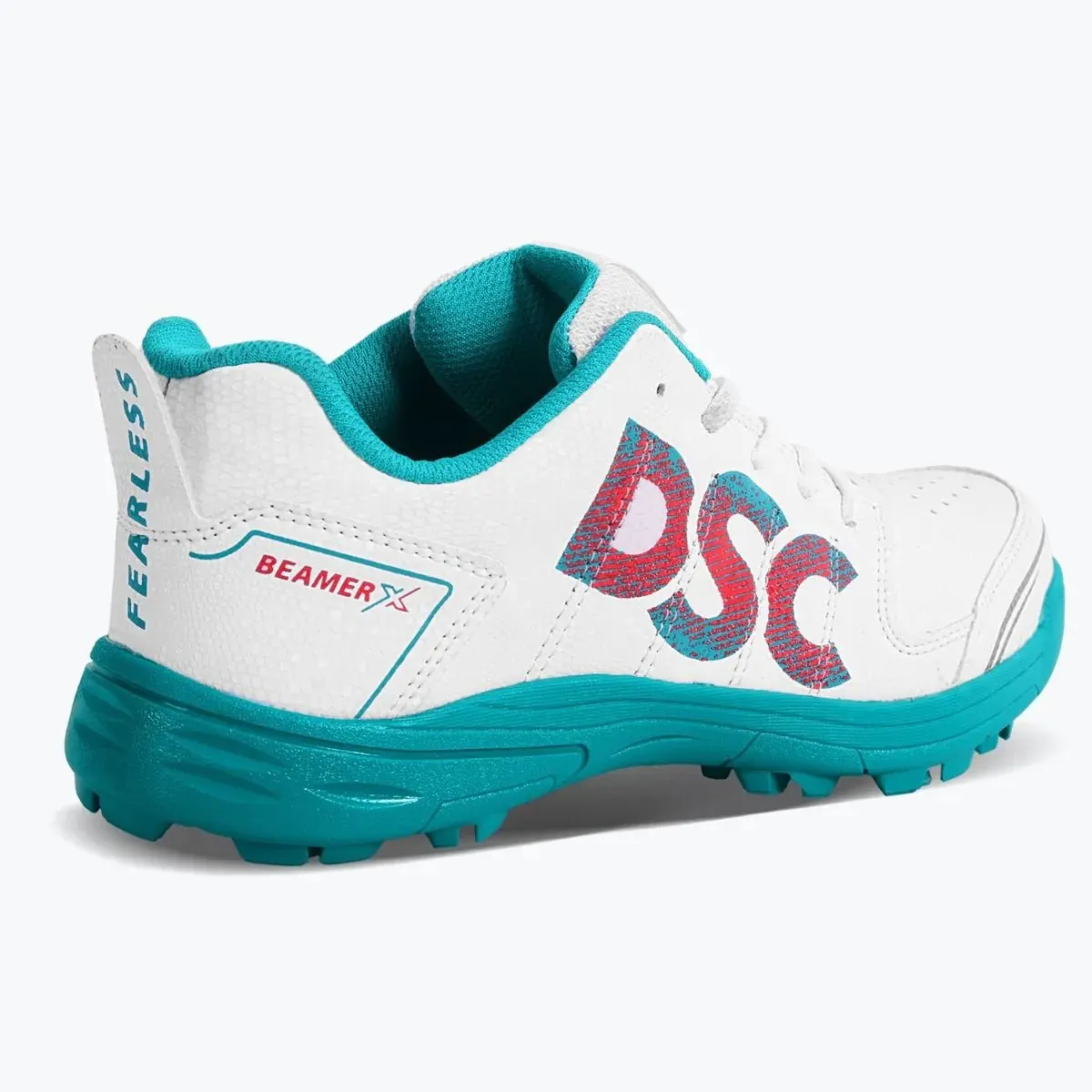 DSC Beamer X Cricket Shoes Dark Cyan White Size 8