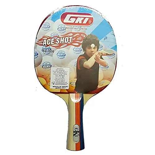GKI Ace Shot Table Tennis Bat Recreational to Club