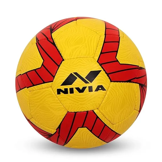 Nivia Kross World Football FB-468 Yellow/Red Size 5