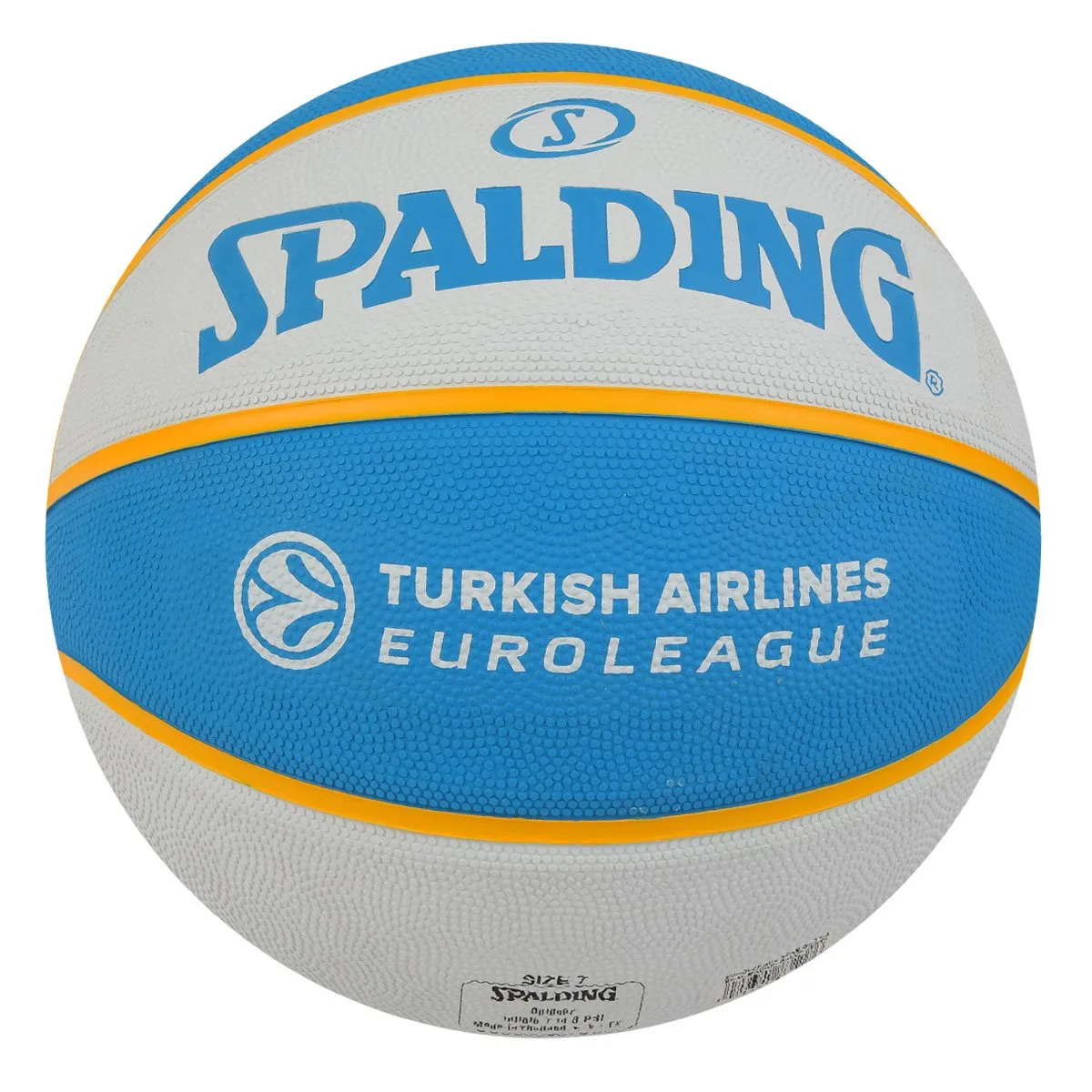 Spalding EuroLeague Real Madrid Basketball Size 7 Rubber Official Team Logo Indoor Outdoor