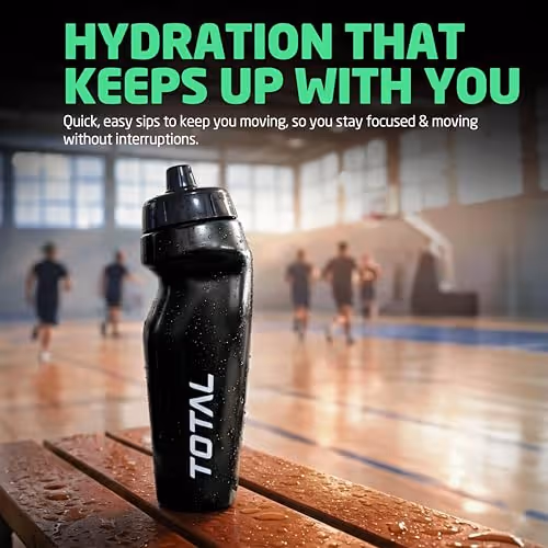 Total Pengwin Sports Sipper Bottle 600ml Black