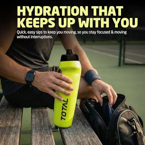 Total Pengwin Sipper Fluorescent Yellow/Black 600 ml