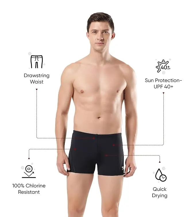 Speedo Men's Endurance+ Essential Splice Aquashort True Navy & Spritz Size 32