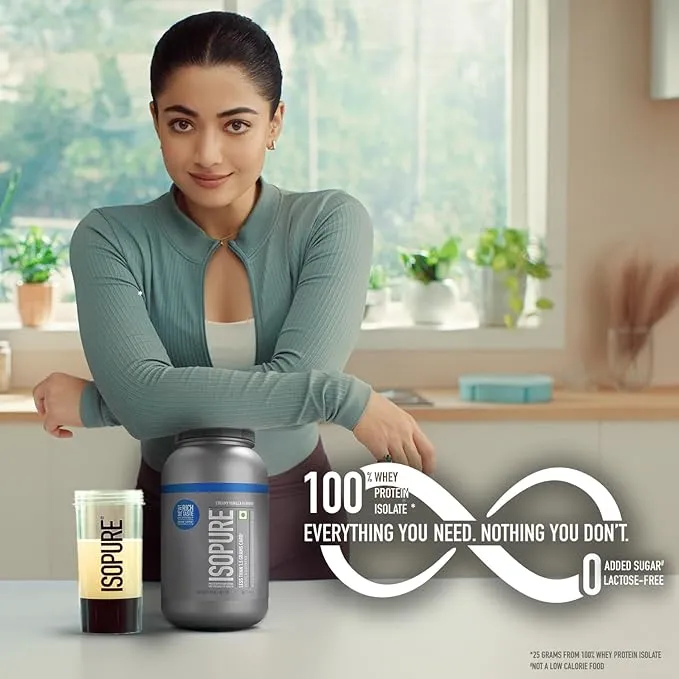 Isopure Nature's Best Low Carb Creamy Vanilla 100% Whey Protein Isolate 1 kg (2.2 lb) ~27 Servings