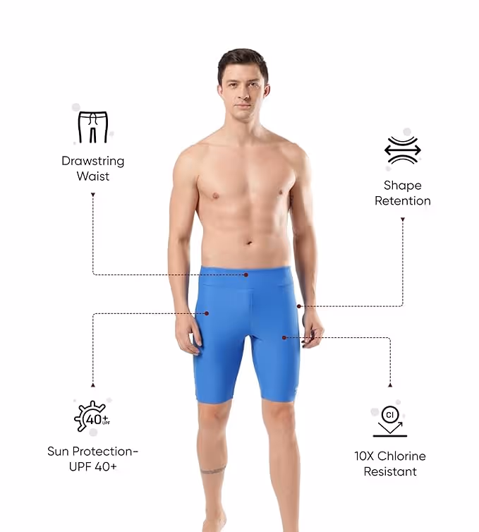 Speedo AM Essential Houston Jammer Bondi Blue Size 36