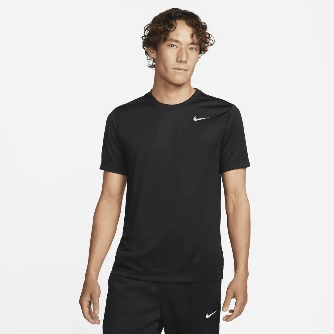 Nike Dri-FIT Men's Fitness T-Shirt DX0990 Black/Matte Silver Size L