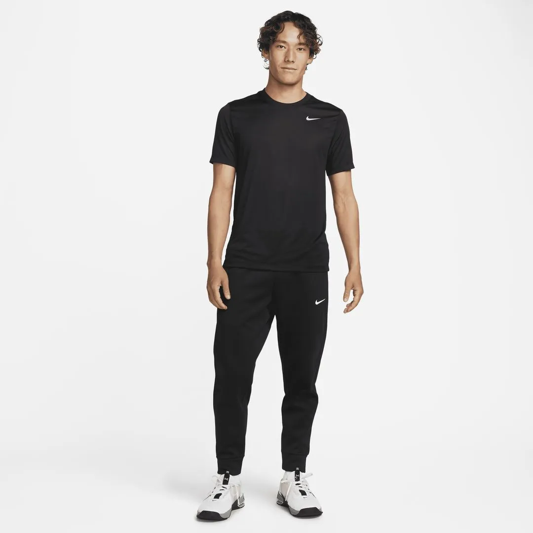 Nike Dri-FIT Men's Fitness T-Shirt DX0990 Black/Matte Silver Size L