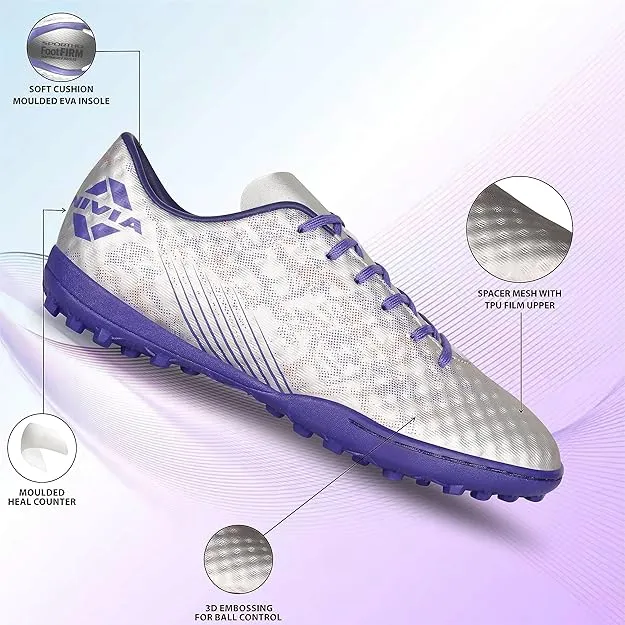 Nivia Oslar 3.0 (FB-1656SL) Football Stud Silver Size 11