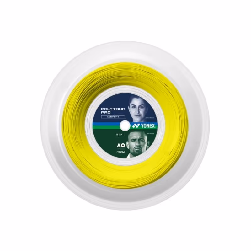 Yonex PolyTour Pro 130 Tennis String Flash Yellow (12m Set)