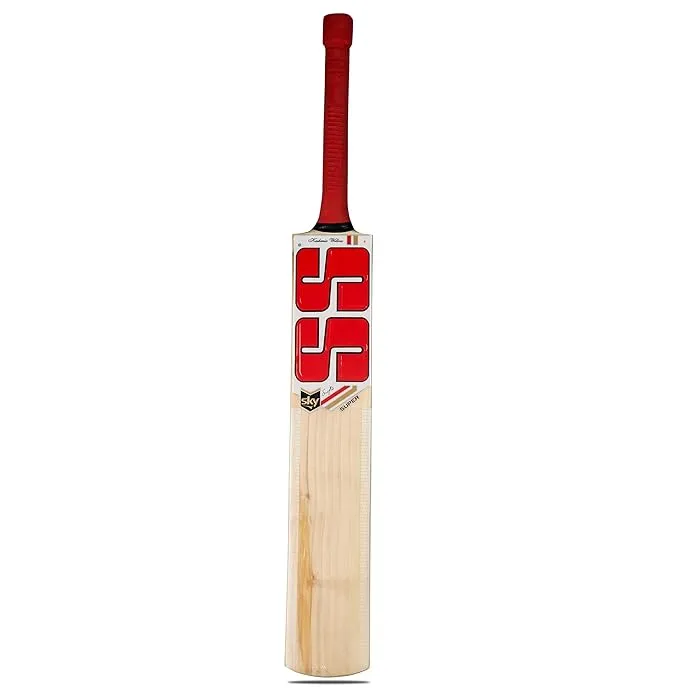 SS Sky Super Kashmir Willow Cricket Bat Short Handle (85.7 cm)