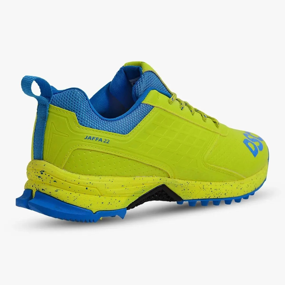 DSC JAFFA 22 Cricket Shoes Rubber Spike Fluorescent Yellow Size 11
