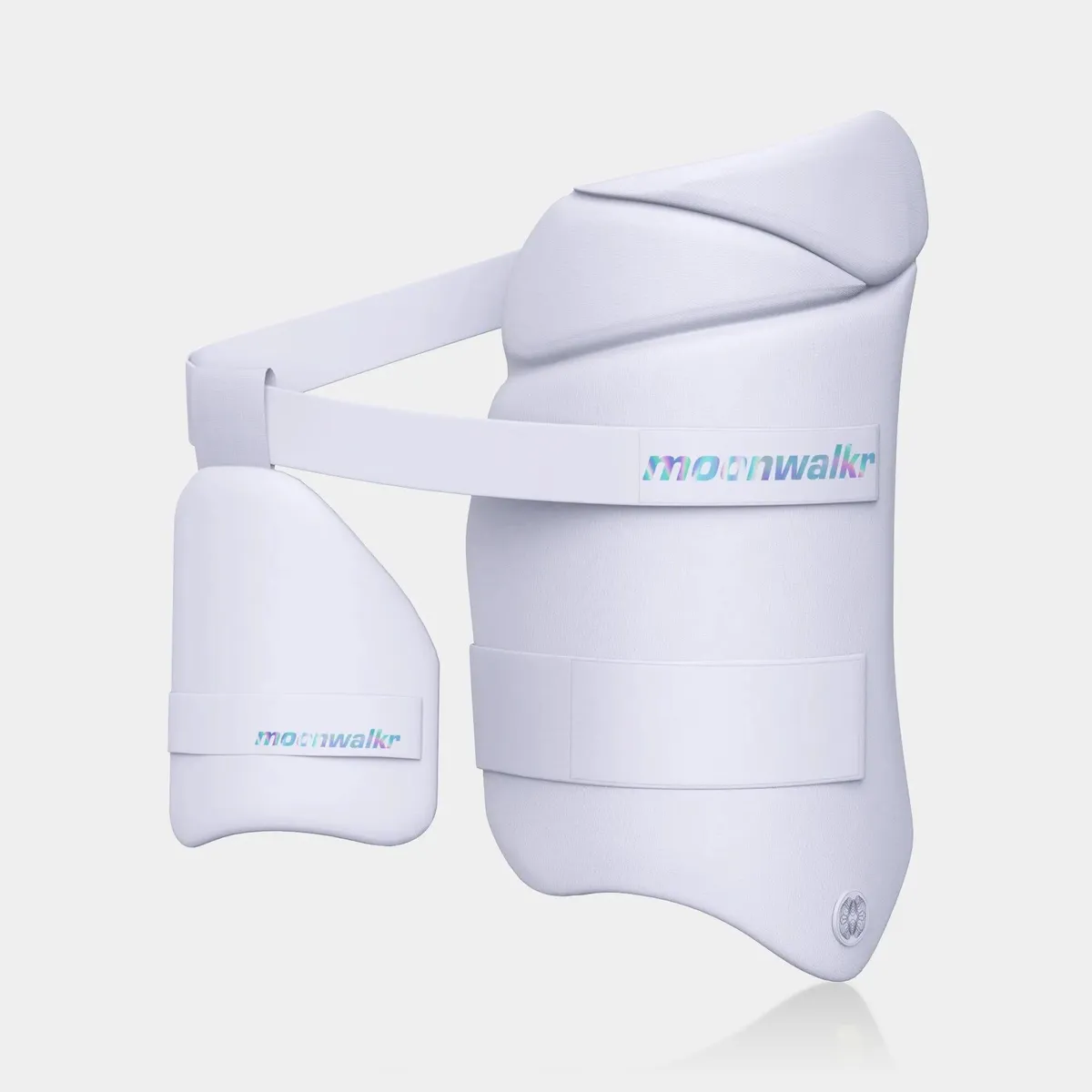 moonwalkr Thigh Guards 2.0 Cricket Thigh Pad Dual Protection Blue S.Boys