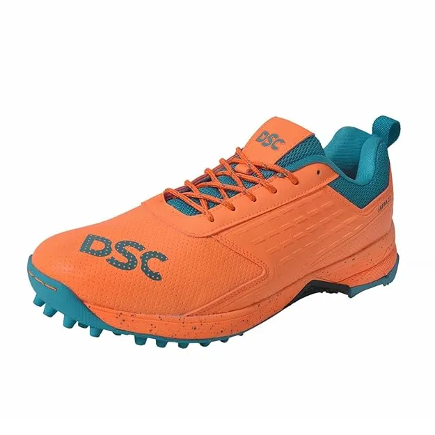 DSC Jaffa 22 Cricket Shoes White Orange Size 7