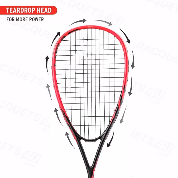 HEAD Cyber Pro Squash Racquet Pink/Black Pre-Strung