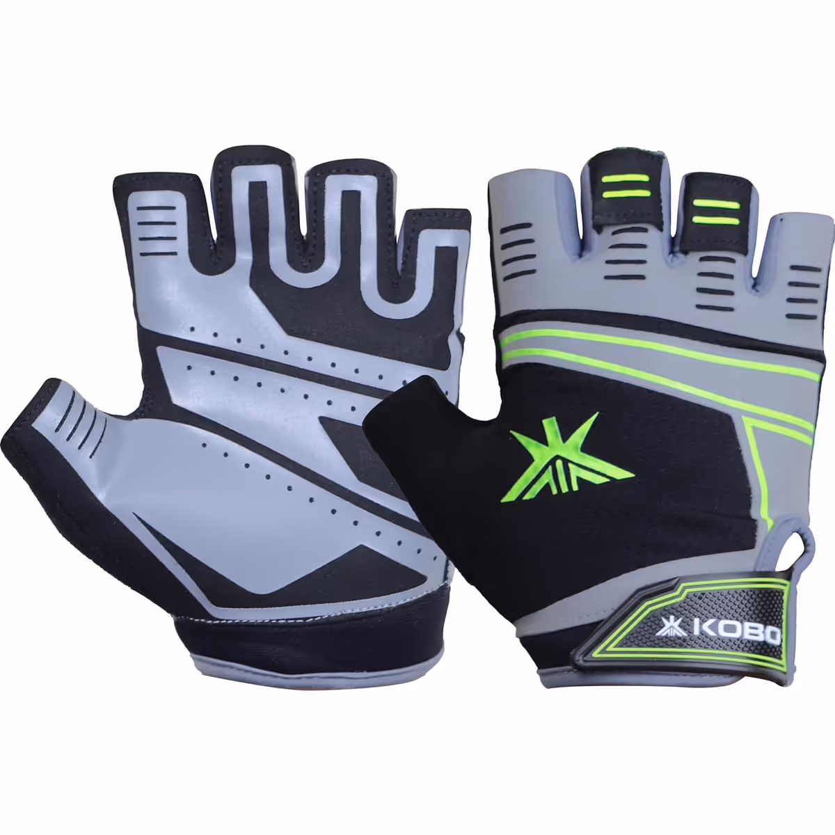Kobo WTG-75 Gym Gloves Black Grey Size L