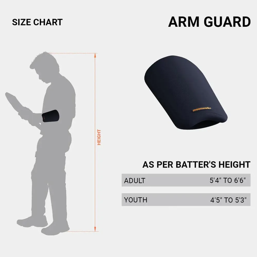 Moonwalkr Cricket Arm Guard Blue Youth
