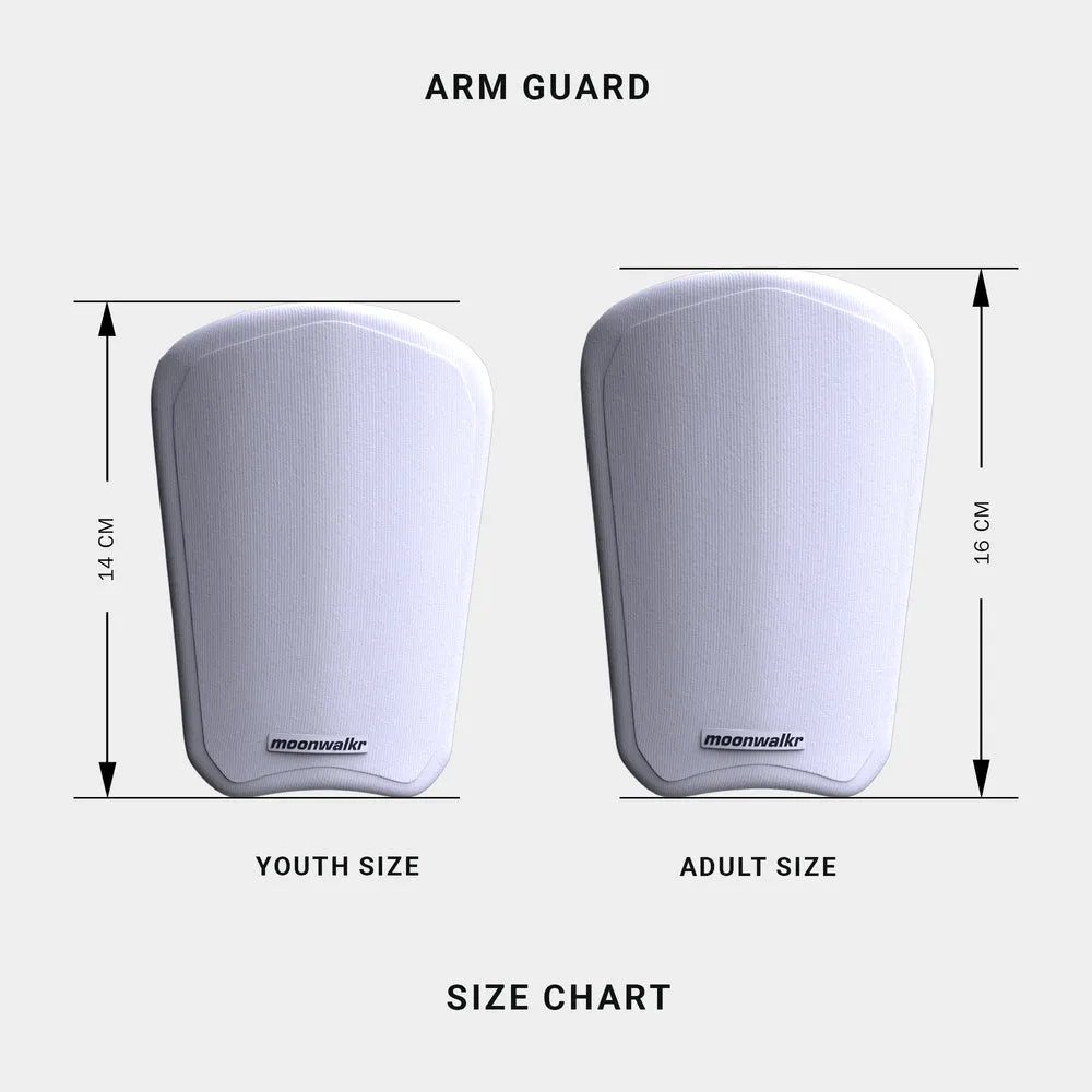 Moonwalkr Cricket Arm Guard White Adult