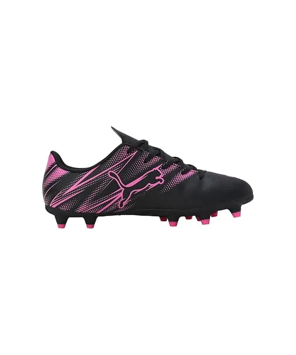 PUMA Attacanto FG/AG Youth Football Boots 107480_06 Yellow Blaze/PUMA Black UK Size 1
