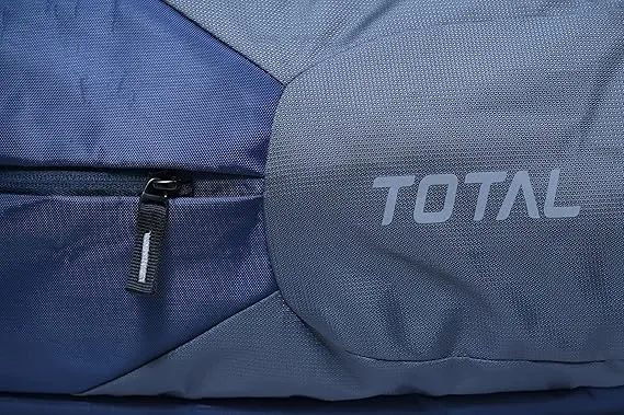 Total Striker Gym Bag Blue Durable Polyester Multiple Compartments Shoulder Strap Sports Training
