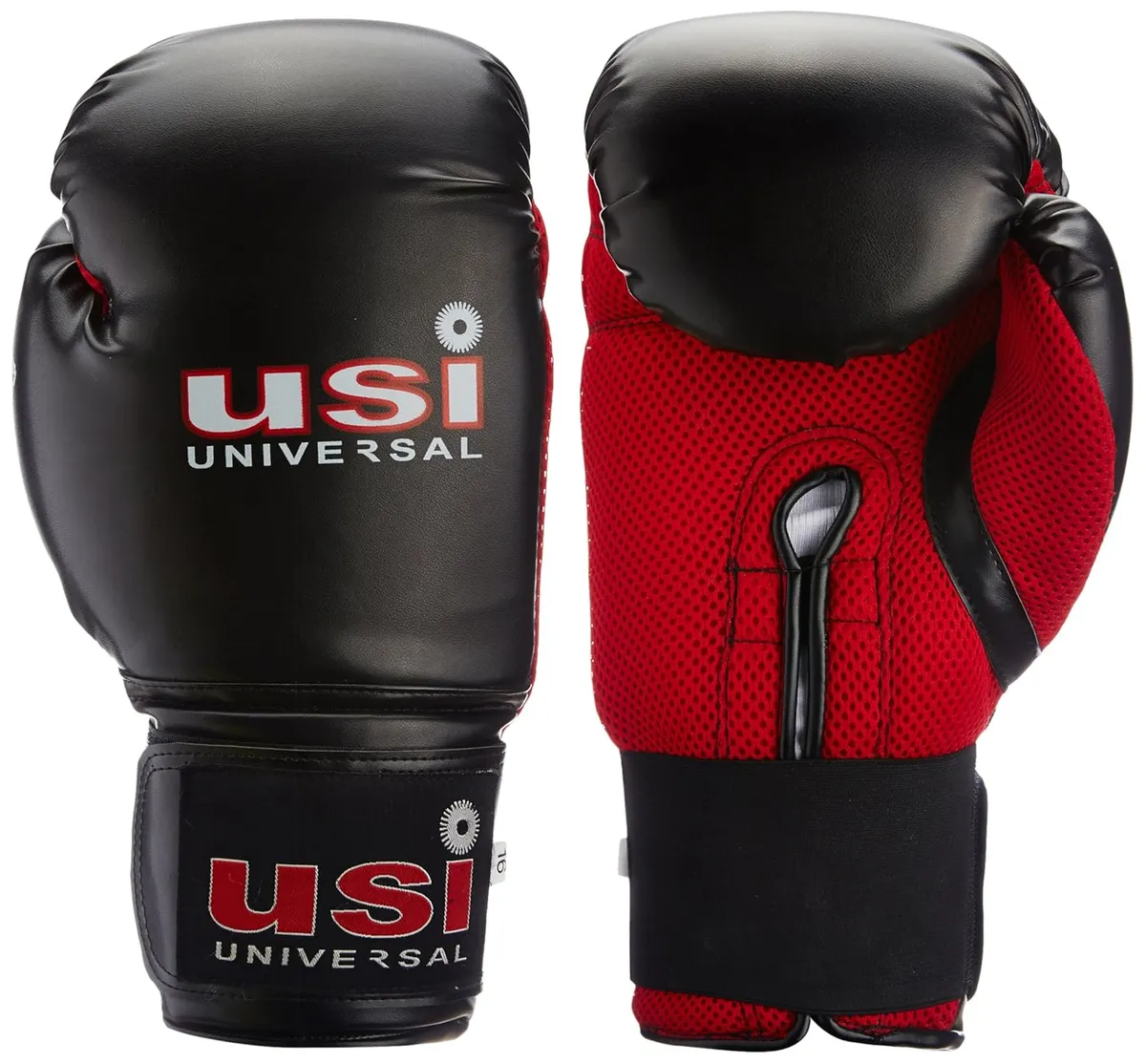 USI Universal 609MPU Lite Contest PU Boxing Gloves Red 12oz Moulded Foam Beginner