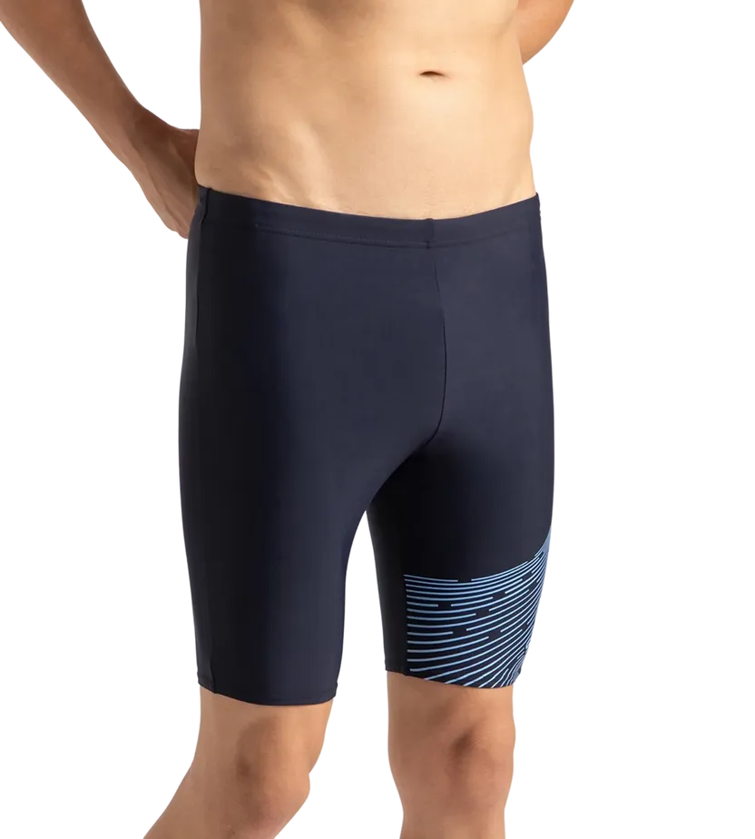Speedo Men Medley Logo Jammer True Navy/Watermelon Size 38