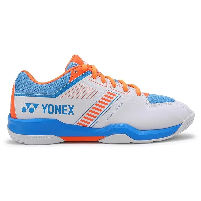 Yonex Strider Flow Badminton Shoes White Sky Blue Size 10