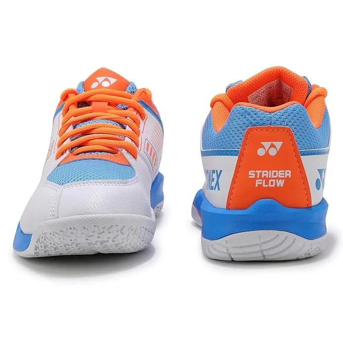 Yonex Strider Flow Badminton Shoes White Sky Blue Size 10