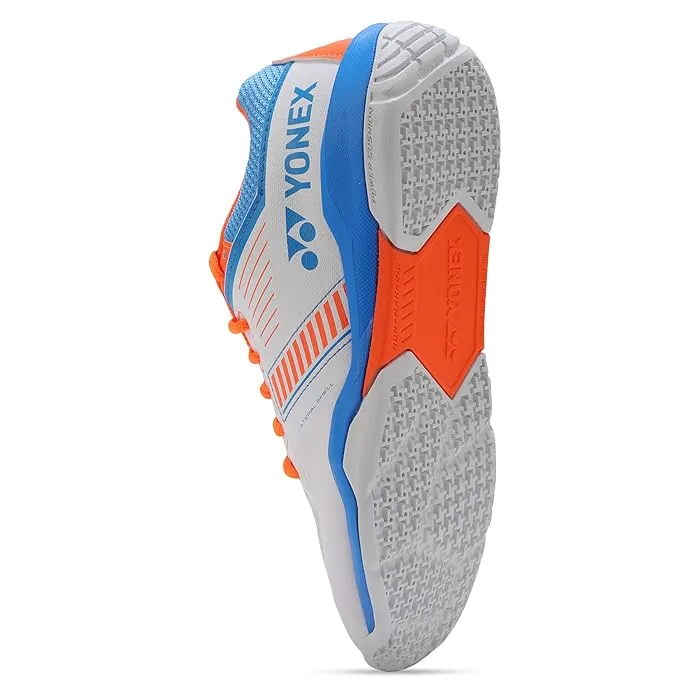 Yonex Strider Flow Badminton Shoes White Sky Blue Size 10
