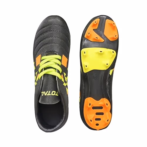TOTAL Elite Stud Football Shoes Green/Black UK Size 9