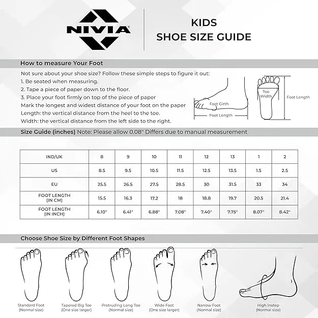 Nivia Rabona 2.0 Kids Turf Football Shoes FB-5946OR Orange UK Size S12