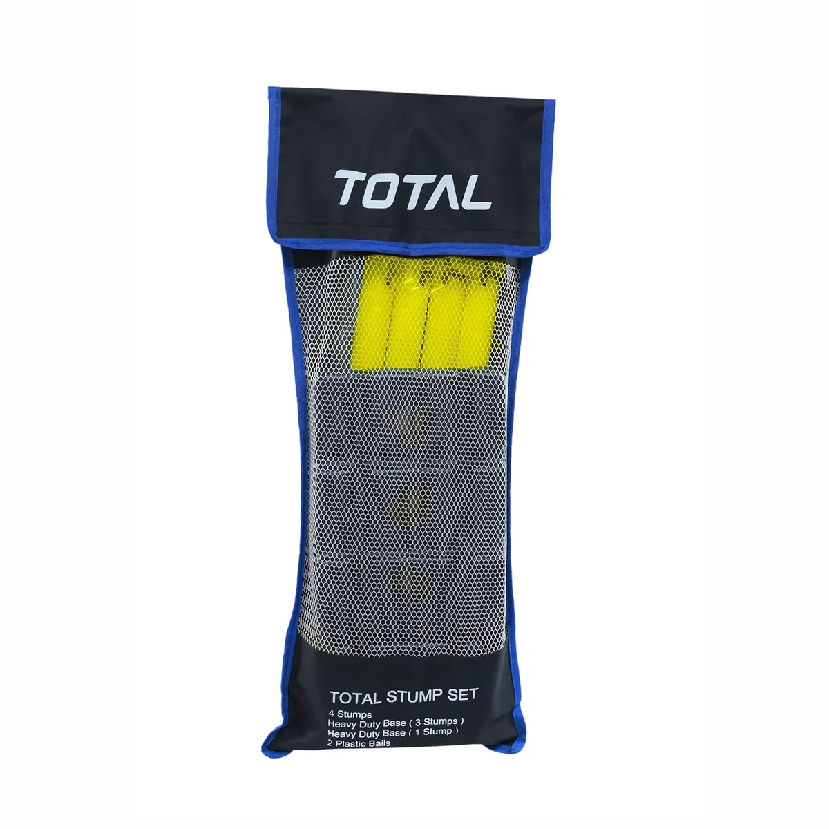 Total Plastic 4pcs Set Plastic Stumps Yellow