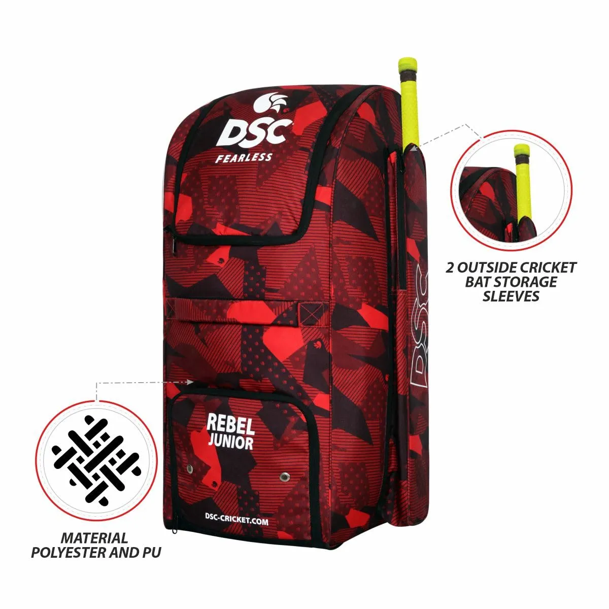 DSC Rebel Junior Cricket Duffle Kit Bag
