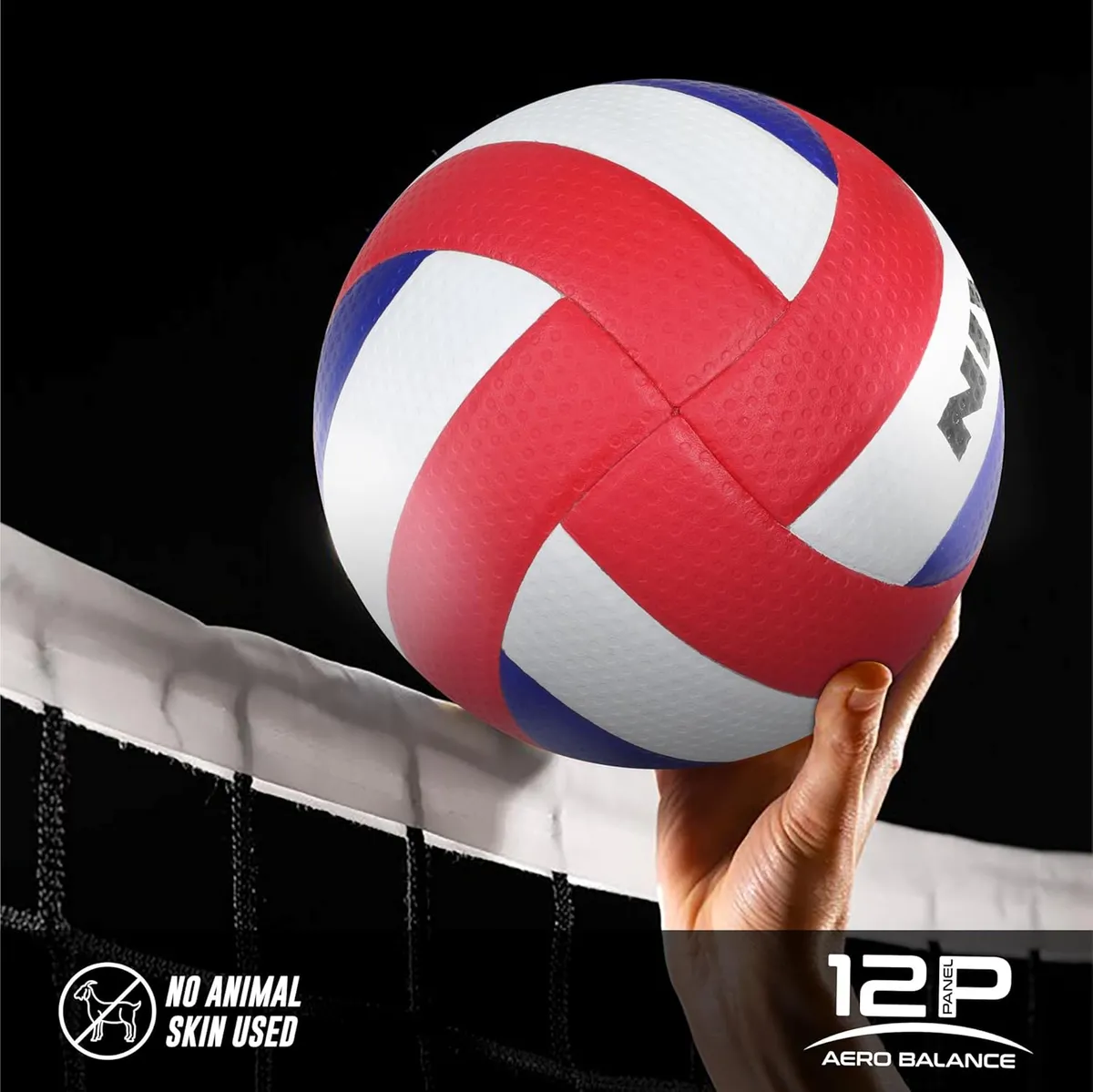 Nivia VB-1132 (Vayu Pasted) Volleyball PU Size 4