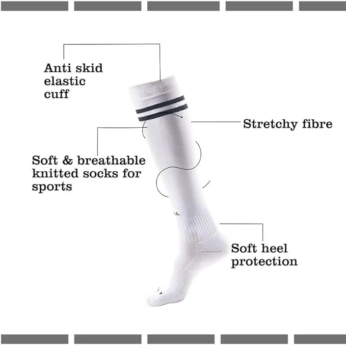 TOTAL F-Trainer Football Stocking White Size M