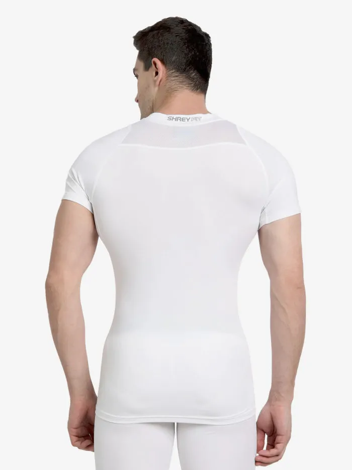 Shrey INTENSE Compression Short Sleeve Top 1757 White Size XXL