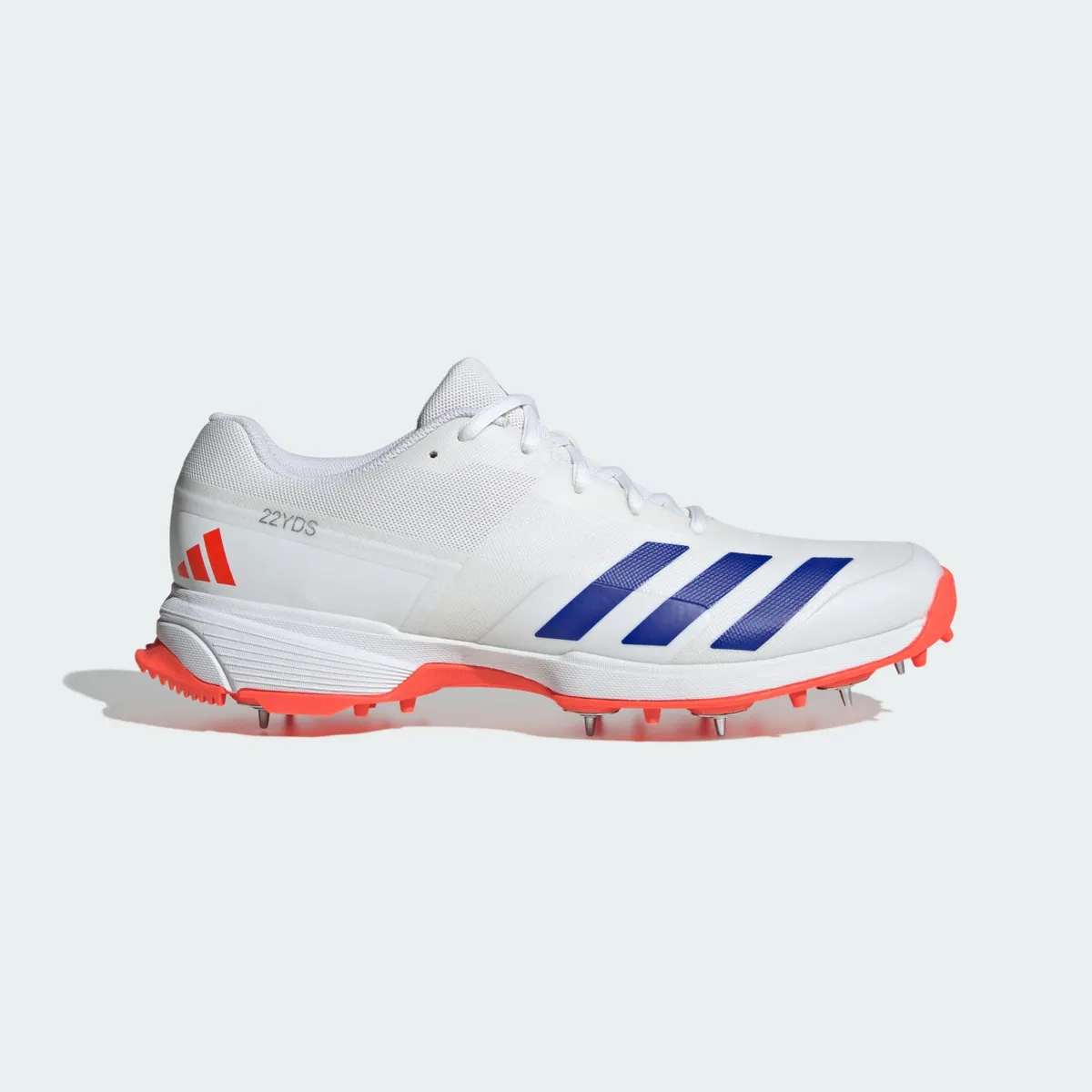 adidas IG6752 Cricket Shoes Metal Spike Black/White Size 7