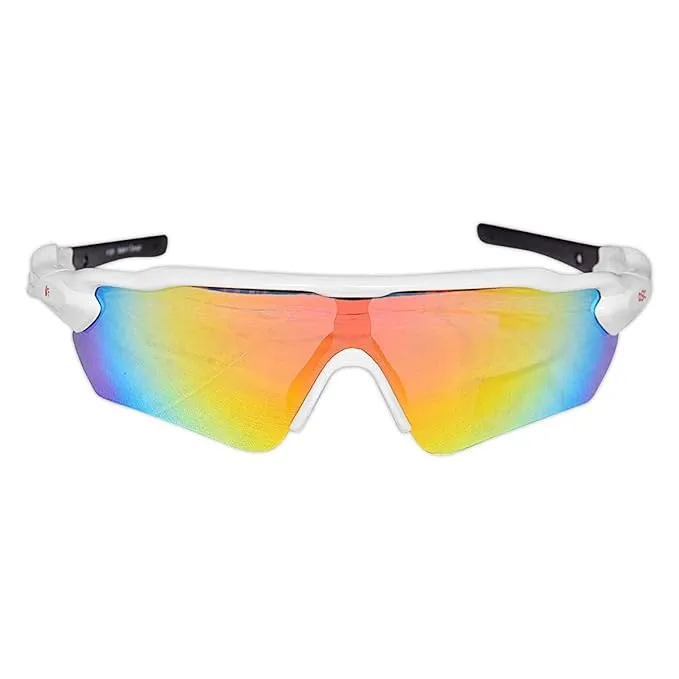 DSC Glider Cricket Sunglasses White